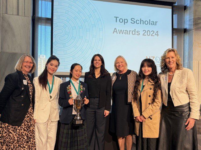 Jifei Shao at 2024 NZ Scholarship Top Scholar Awards Ceremony in Wellington
